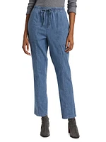 Shay Relaxed Straight-Leg Pants