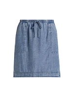 Alice Drawstring A-Line Miniskirt