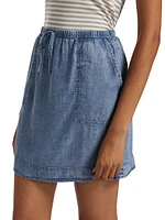 Alice Drawstring A-Line Miniskirt