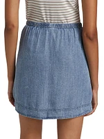 Alice Drawstring A-Line Miniskirt