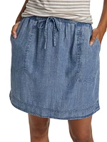 Alice Drawstring A-Line Miniskirt