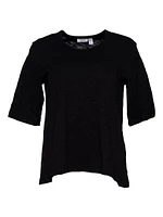 Baby Fit Shrunken Crew Elbow Sleeve T-Shirt