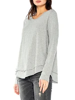 Long Sleeve Mock Layer Tee