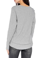 Long Sleeve Mock Layer Tee