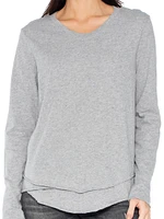 Long Sleeve Mock Layer Tee