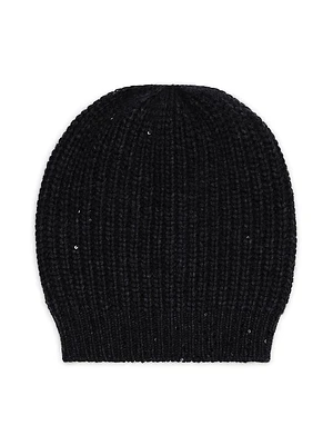 Cashmere and Silk Diamond Yarn Beanie