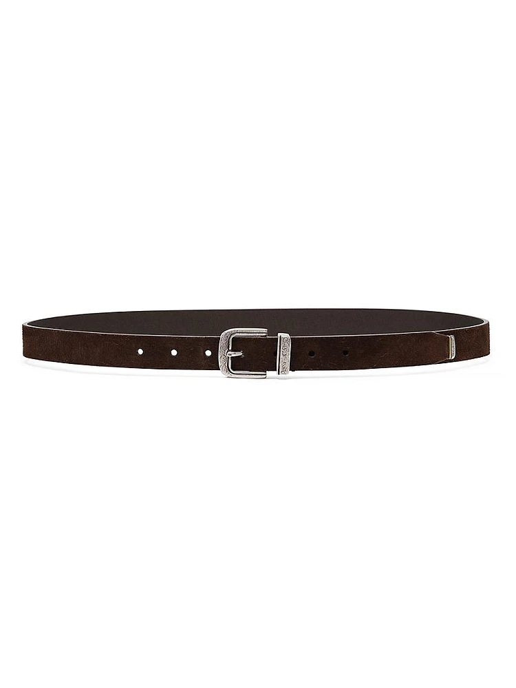 Reversed Leather Belt