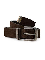 Reversed Leather Belt