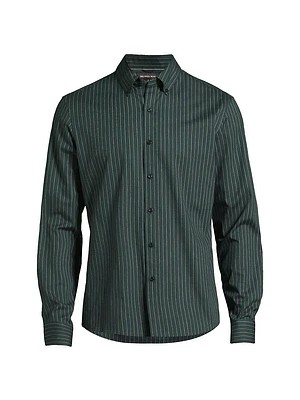 Shadow Striped Long-Sleeve Shirt