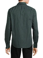 Shadow Striped Long-Sleeve Shirt