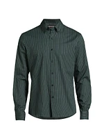 Shadow Striped Long-Sleeve Shirt