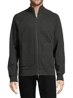 French Rib Bomber Jacket