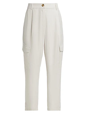 Alisso Wool Pleated Trousers
