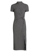 Flint Rib-Knit Midi-Dress