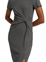 Flint Rib-Knit Midi-Dress