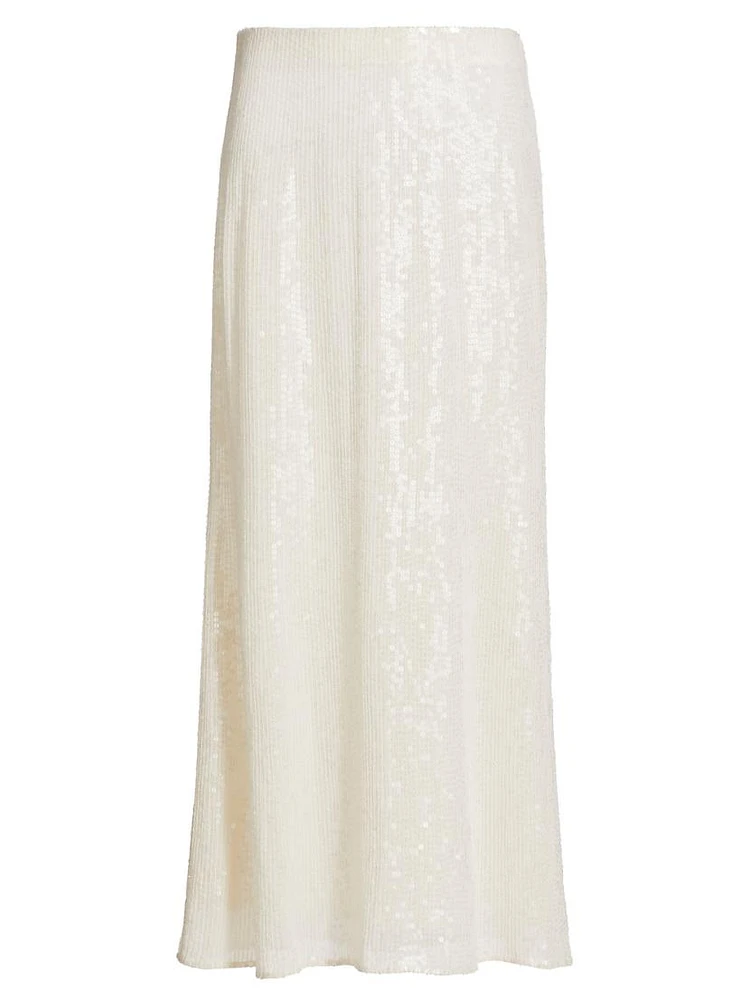 Cardales Percy Sequin Midi-Skirt