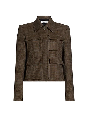 Nora Wool Plaid Jacket