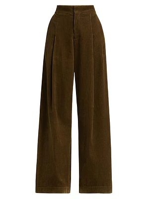 Andrew Corduroy Wide-Leg Pants