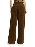 Andrew Corduroy Wide-Leg Pants