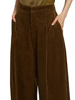 Andrew Corduroy Wide-Leg Pants