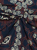 Clara Paisley Wrap Midi-Skirt