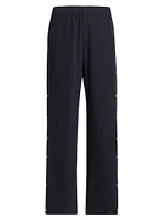 Jackson Wool-Blend Snap Pants