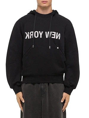 Reverse NY Cotton Hoodie