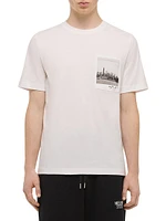 Skyline Postcard Cotton T-Shirt