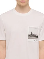 Skyline Postcard Cotton T-Shirt