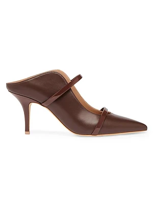 Maureen 70MM Leather Mules