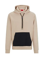 Relaxed-Fit Hoodie Stretch Cotton