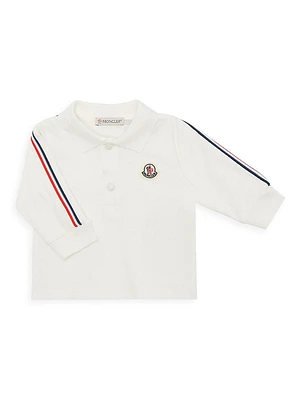 Baby Boy's & Little Logo Long Sleeve Polo Shirt