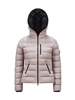 Herbe Hooded Short Down Jacket