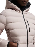 Herbe Hooded Short Down Jacket
