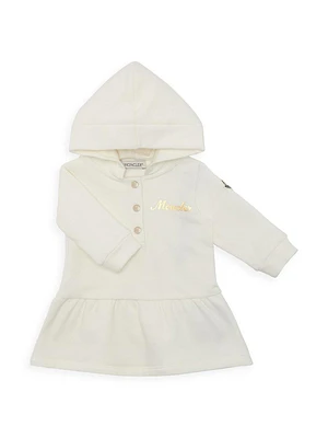 Baby Girl's & Little Long Sleeve Hooded Dress