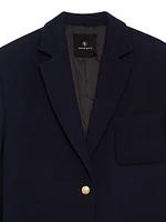 Kinsley Wool-Blend Single-Breasted Blazer