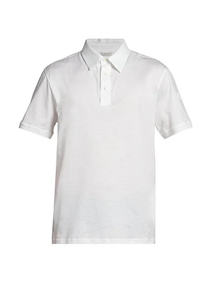 Cotton Short-Sleeve Polo Shirt