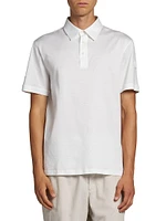 Cotton Short-Sleeve Polo Shirt