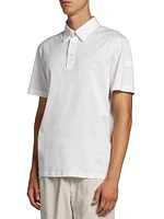 Cotton Short-Sleeve Polo Shirt