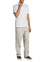 Cotton Short-Sleeve Polo Shirt