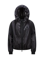 Auxonne Matte Hooded Windbreaker