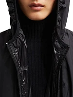 Auxonne Matte Hooded Windbreaker