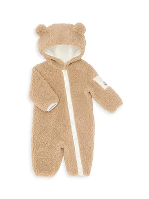 Baby's Zip Up Teddy Fleece Coverall