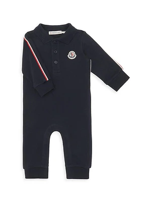 Baby Boy's Long Sleeve Logo Coverall