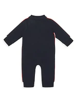 Baby Boy's Long Sleeve Logo Coverall