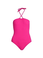 Halterneck One-Piece Swimsuit