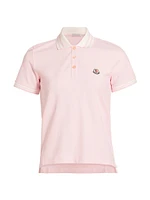 Logo Cotton Polo Top