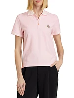 Logo Cotton Polo Top