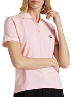 Logo Cotton Polo Top