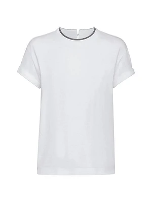 Stretch Cotton Jersey T-Shirt